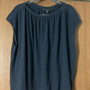 Banana Republic Blue Sleeveless Shirt XL